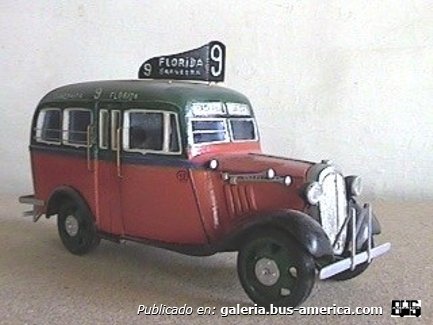 Lin. 9 Chevrolet 1934 C. Gnecco Interno 12 Maqueta de mi autoría
