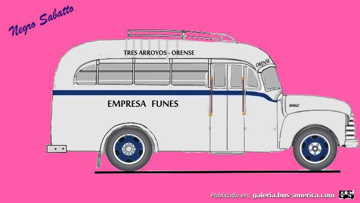 Chevrolet Loadmaster - Decaroli - Funes 
Funes (Tres Arroyos)

Basado en fotografía de [url=http://busarg.com.ar/fotogaleria/displayimage.php?pos=-5372]Caludio O.Fernández[/url], gentileza Carlos Skerk, para Busarg
