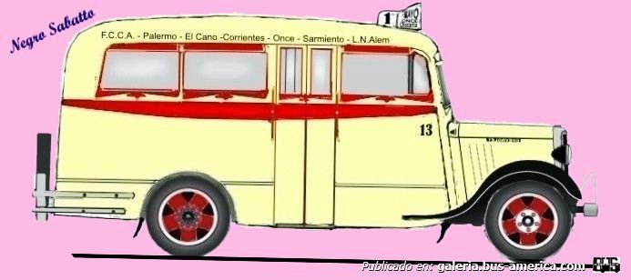 Chevrolet 1934 - Marrugat - Línea 1
Línea 1 (Buenos Aires), interno 13
