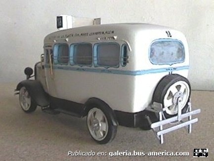 Linea 18 Ex Linea 27 Chevrolet  1934-35 Carrocería Mattaruchi Maqueta de mi autoría.
