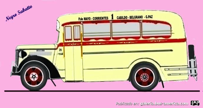 Oldsmobile 1938 - El Trebol - Línea 1
Línea 1 (Buenos Aires), interno 21
