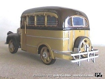 Lin 23 ExLin.1Chevrolet 1941 Carrocería  El Trébol Maqueta de mi autoría
