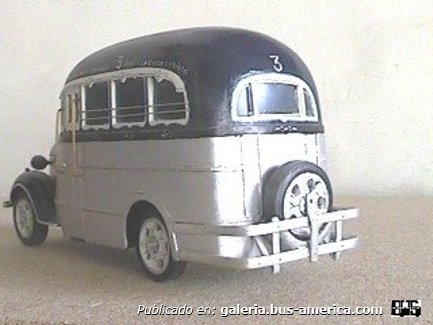 Linea 3 Ex Linea 38 Chevrolet 1940 Carrocería El Trébol Interno 19 Maqueta de mi autoria.
