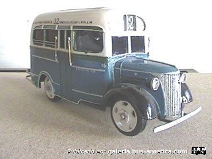 79  Linea  32 Chevrolet 1937 Carrocería La Maravilla
Maqueta de mi autoría
