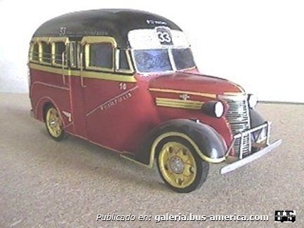81  Linea 33 Chevrolet 1938 Carrocería Gnecco Interno 10
Maqueta de mi autoría
