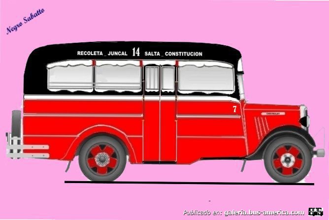 Chevrolet 1934-35 - La Favorita - Línea 14
Línea 14 (Buenos Aires), interno 7
