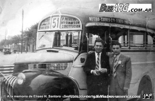  Linea 51 Ex Linea 6   Chevrolet 1941 Carrocería El Trébol Foto de Busarg
