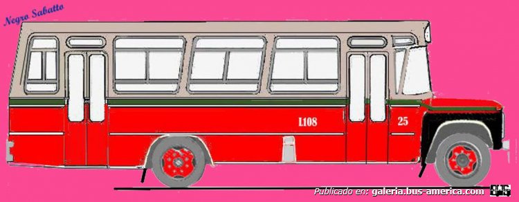  Linea 108 La Nueva Unión Ford B7000 1979 Carrocería Suyai Interno 25
