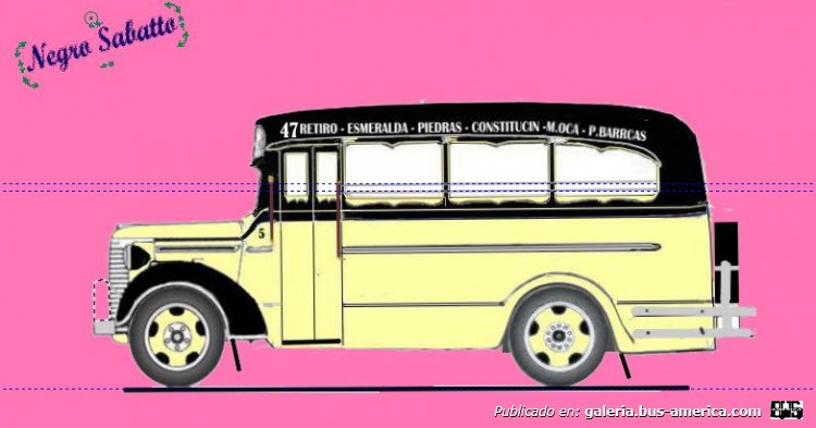 Linea 47 Ex Linea 17  Chevrolet 1940 Carrocería El Trébol Interno 5
