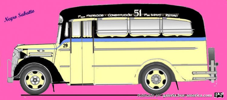 Linea 51 Ex Linea 6 Chevrolet 1937 Carrocería La Maravilla Interno 29
