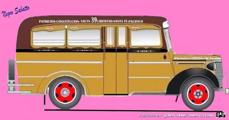  Linea 39 Transportes Santa Fe Chevrolet 1939 Carrocería Gnecco Interno 6
