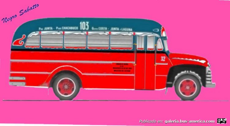  Linea 103  Quirno Costa 1947-48 Carrocería La Unión Interno 32
