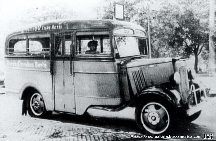 --1 Linea 60 Ex Linea 31 M.O.Norte Chevrolet 1934 Carroceria Gnecco ‌terno 48
