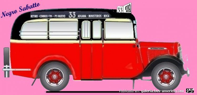 --1  Linea 33 Internacional 1934 C.La Maravilla DIBUJO
