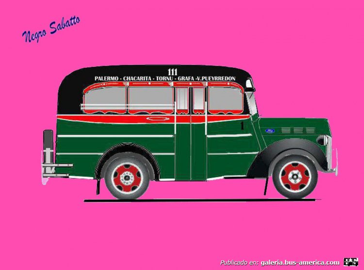 Ford V8 1941 - Marrugat - Micro Ómnibus 25 de Mayo
[url=https://bus-america.com/galeria/displayimage.php?pid=59355]https://bus-america.com/galeria/displayimage.php?pid=59355[/url]

Línea 111 (Buenos Aires), interno 1
