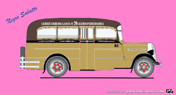 Linea 39 Transportes Santa Fe Studebaquer 1939 Carrocería La Industria Interno 61
