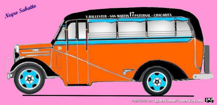 Chevrolet 1936 - Gneco - Línea 17
Línea 17 (Buenos Aires), interno 39
