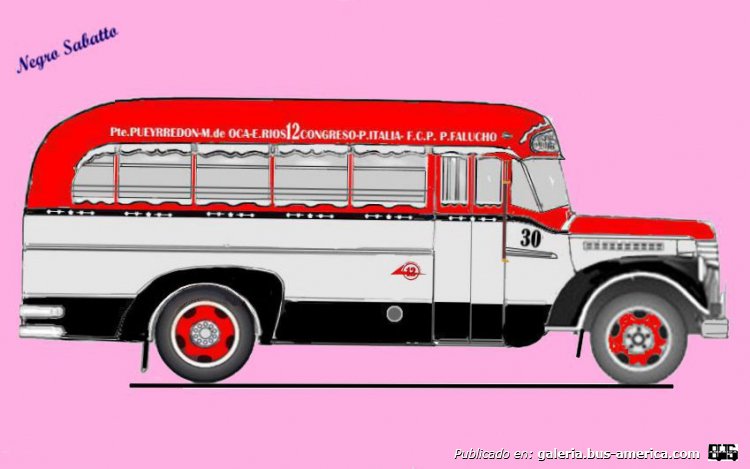 Chevrolet 1946 - La Favorita - Línea 12
Línea 12 (Buenos Aires), interno 30
