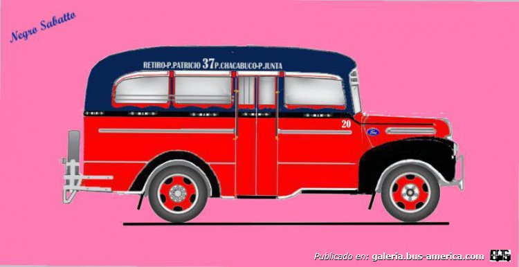 1 Linea 37 Ford 1942 Carrocería La Maravilla DIBUJO Interno 20
