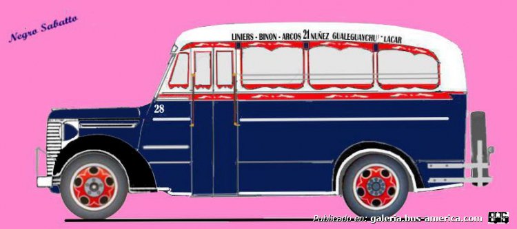 Chevrolet 1939 - Puletti - Línea 21
Linea 21 (Buenos Aires), interno 28
