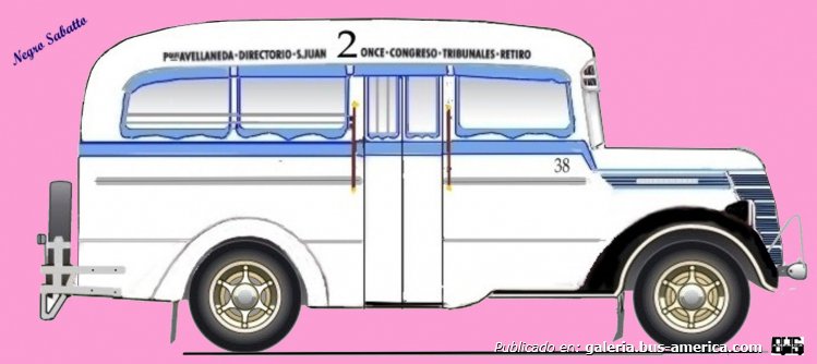 International 1939 - La Maravilla - Flecha de Oro
Línea 2 (Buenos Aires), interno 38
