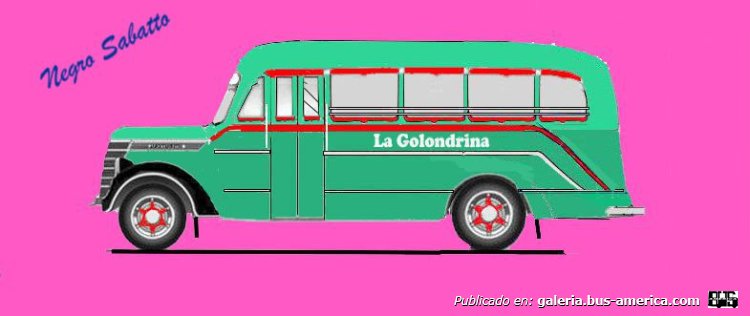  Empresa La Golodrina International 1940 K7 Carroceria El Trebol Comual de Salto
