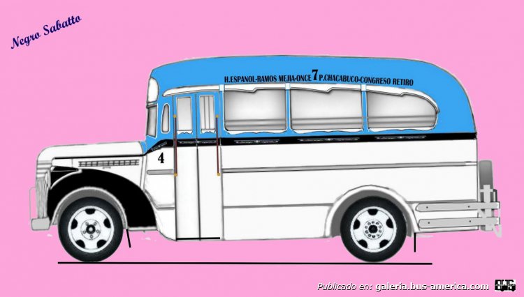 Chevrolet 1941 - El Cóndor - Línea 7
Línea 7 (Buenos Aires), interno 4
