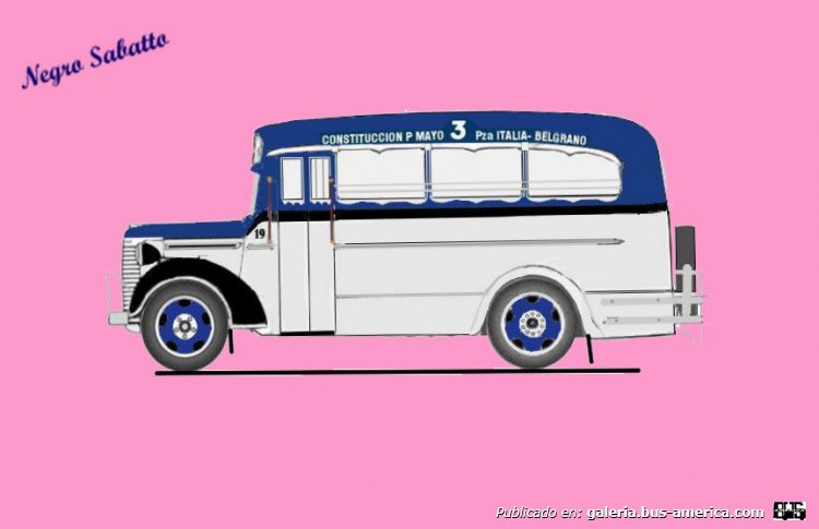 Chevrolet 1940 - El Trébol - Línea 3
Línea 3 (Buenos Aires), interno 19
