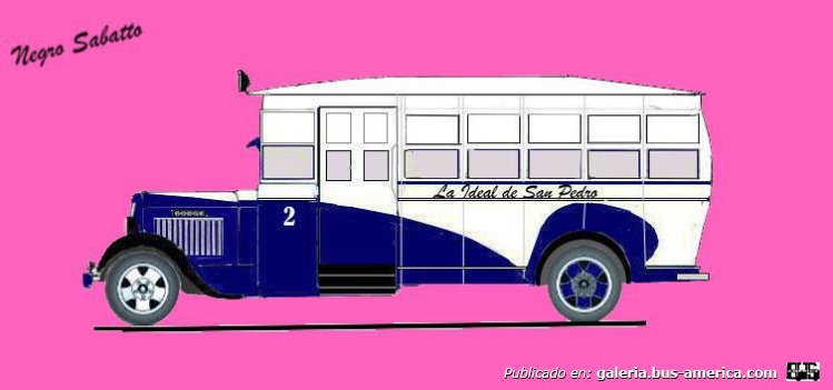 Dodge 1934 - Vaccaro - Empresa La Ideal
[url=https://bus-america.com/galeria/displayimage.php?pid=62780]https://bus-america.com/galeria/displayimage.php?pid=62780[/url]

Basado en fotografía de autor desconocido publicada en La Opinion de San Pedro
Colección: [url=http://busarg.com.ar/fotogaleria/displayimage.php?pos=-17149]Flavio M. Di Palma[/url], posteada en busarg
