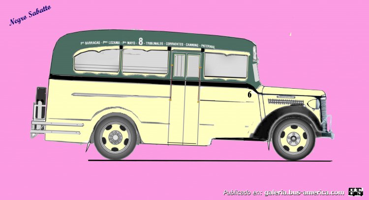 Oldsmobile 1938 - El Trébol - Línea 8
Línea 8 (Buenos Aires), interno 6
