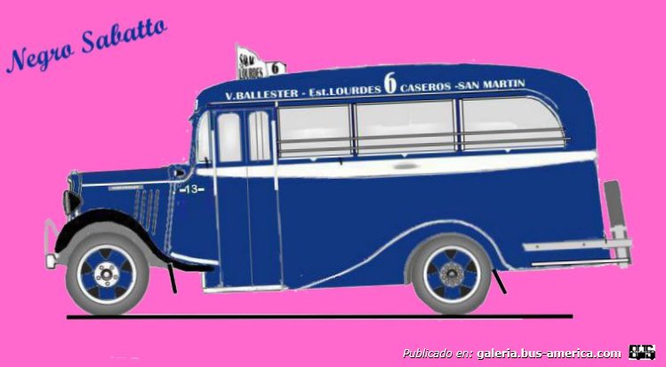  Lin3a 6 Chevroler 1935 Carroceria Marrugat Interno 13 Comunal de San Martin
