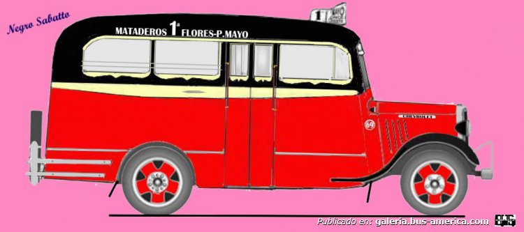 Chevrolet 1934 - Marrugat - Línea 1ª
Línea 1ª (Buenos Aires), interno 69
