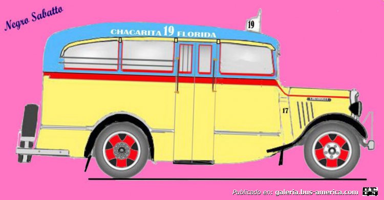 Chevrolet 1934 - Gonella y Puletti - Línea 19
Línea 19 (Buenos Aires), interno 17
