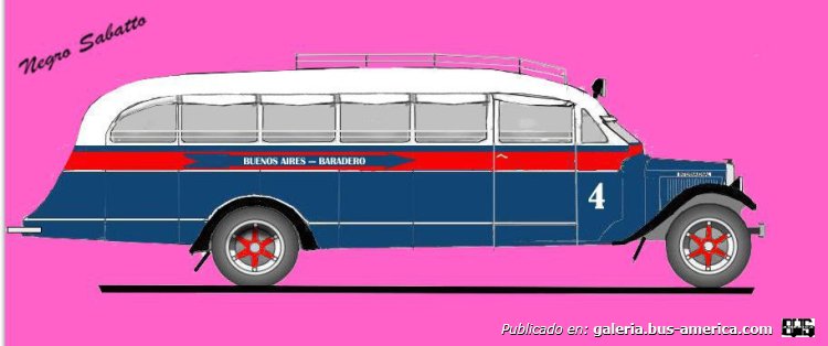 Asociacion Cooperativa de Transportes Internacional 1933 Carroceria Fascchini Buenos AiresBaradero Interno 4
