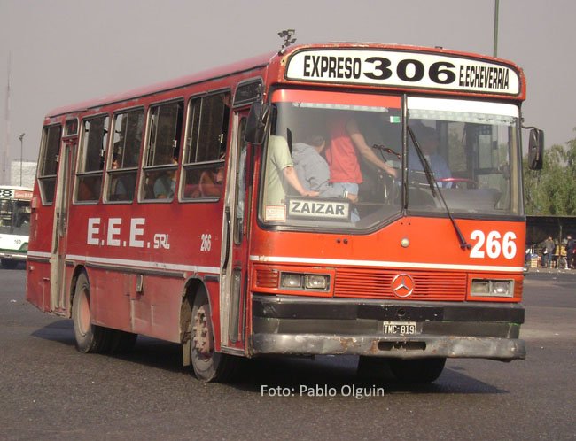 Mercedes-Benz OH 1314 - Crovara - E.E.E. 
TMC 819 - S 580179
Línea 306 - Interno 266                               
