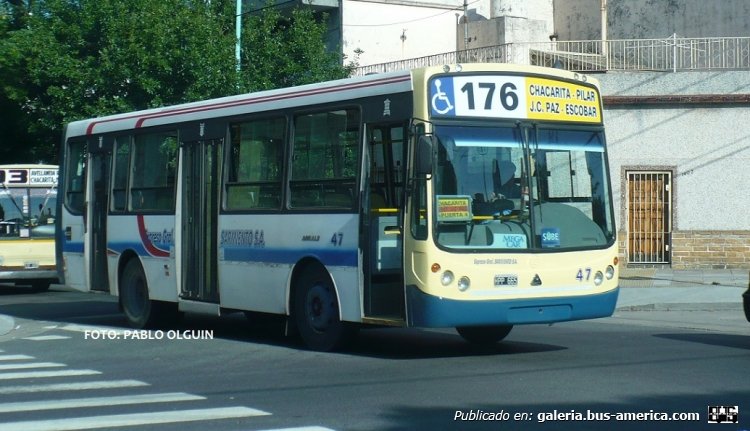 Agrale MT 12.0 - Todo Bus Pompeya - Exp. Gral. Sarmiento
HPP665

Línea 176 (Buenos Aires), interno 47
