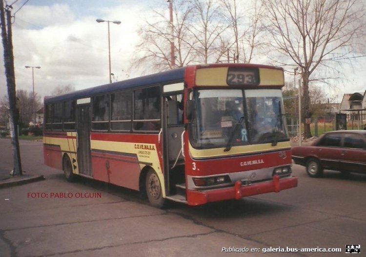Mercedes-Benz OH 1420 - BUS - Co.Ve.Ma.S.A.
Línea 293 - Interno 3

Fotografía: Pablo Olguín
