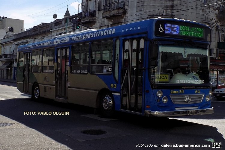 Mercedes-Benz OH 1718 L - Ugarte - Línea 213
Línea 53 - Interno 53

Fotografía: Pablo Olguín
