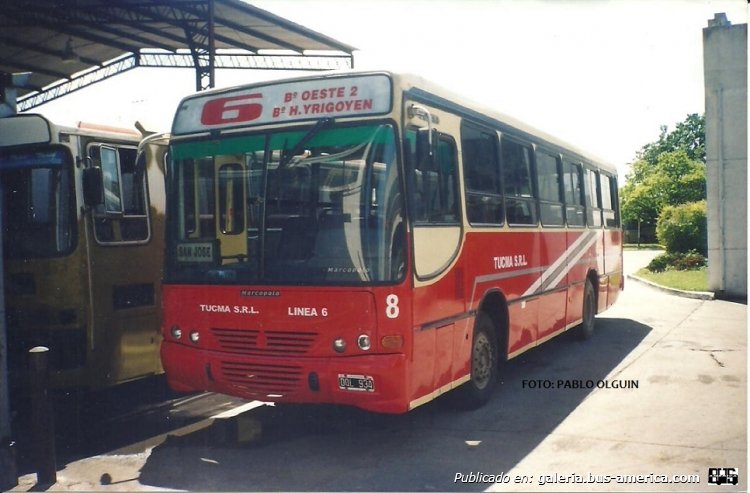 Mercedes-Benz OF 1721 - Marcopolo Torino - Tucma
DQL 934
Línea 6 - Interno 8

Fotografía: Pablo Olguín
