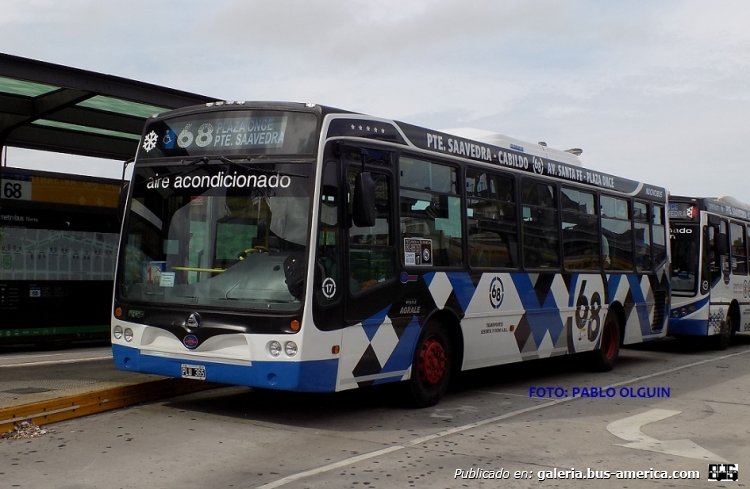 Agrale MT 15.0 LE - Nuovobus - Línea 68
PJU 355 
Línea 68 - Interno 17

Fotografía: Pablo Olguín
