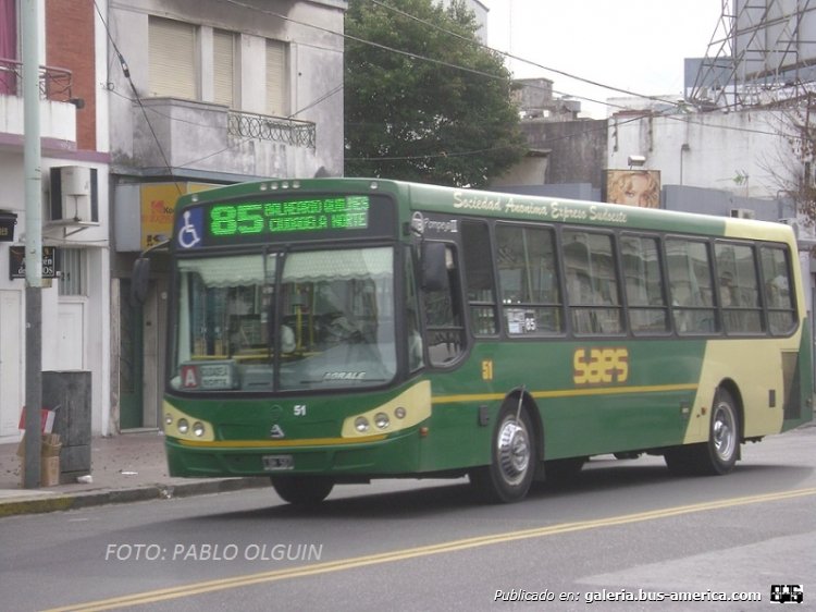 Agrale MT 15.0 LE - Todo Bus - S.A.E.S.
Línea 85 - Interno 51

Fotografía: Pablo Olguín
