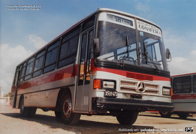 Mercedes-Benz OF 1214 - Alcar - Coniferal
X.531472 - (luego patente UVO 278)

Línea 30 (Córdoba), interno 63

Fotógrafo: indeterminado de momento
Fotografía: Coniferal S.A.C.I.F.
Extraído de: [url=https://www.lavoz.com.ar/ciudadanos/de-los-tranvias-a-caballo-a-los-omnibus-el-transporte-publico-y-sus-tropiezos-en-cordoba/-]La Voz (del Interior)[/url] . com.ar
