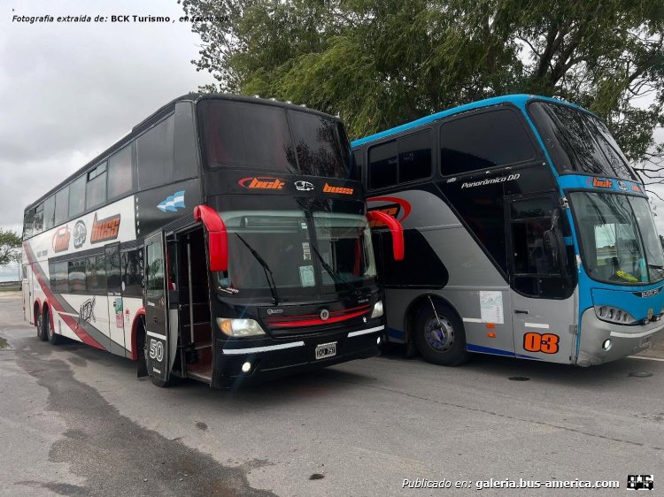 Scania K 380 - J.Troyano Calixto Doble Piso - BCK
IHJ 797

BCK, interno 50

Fotografía extraída de: [url=https://www.facebook.com/photo?fbid=1188992649905740&set=pb.100063850493039.-2207520000]BCK Turísmo, en facebook.com[/url]
