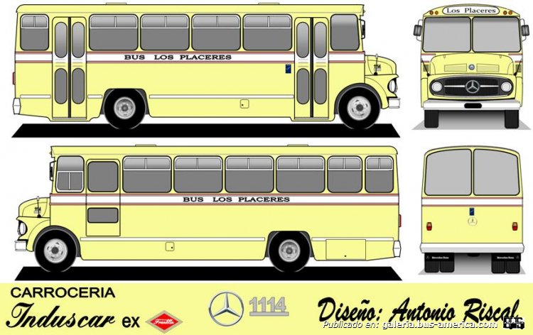 Mercedes-Benz LO 1114 - Induscar - Bus Los Placeres
Bus Los Placeres (Valparaíso)

Dibujo y gentileza: Antonio Riscal

