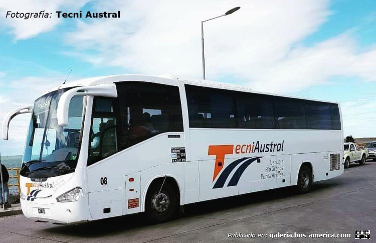 Mercedes-Benz O 500 - Irizar Century (para Argentina) - Tecni Austral
HNF 466
[url=https://bus-america.com/galeria/displayimage.php?pid=61506]https://bus-america.com/galeria/displayimage.php?pid=61506[/url]

Tecni Austral, interno 08
Línea internacional entre Argentina & Chile

Fotografía: [url=https://www.tecniaustral.com]Tecni Austral[/url]
