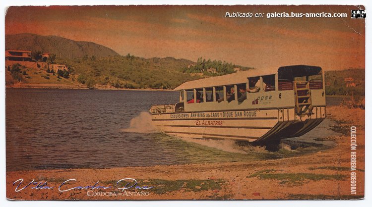 GMC Yellow DUKW 353 (en Argentina) - El Albatros
Fotógrafo: desconocido
Fotografía impresa en tarjeta postal
Reproducción y gentileza: Oscar Herminio Herrera Gregorat
Extraído de y por gentileza de: [url=https://www.facebook.com/photo.php?fbid=330931352642879&set=pb.100071780496566.-2207520000&type=3/url]
