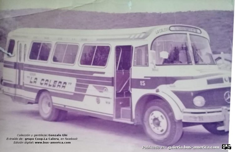 Mercedes-Benz LO 1114 - Andreolli D'Alessandro - Coop. La Calera
X.039569
[url=https://bus-america.com/galeria/displayimage.php?pid=47553]https://bus-america.com/galeria/displayimage.php?pid=47553[/url]
[url=https://bus-america.com/galeria/displayimage.php?pid=48826]https://bus-america.com/galeria/displayimage.php?pid=48826[/url]

Coop. La Calera (Prov. Córdoba), interno 15, patente provincial 557


Fotógrafo: ¿?
Fotografía colección y gentileza: Gonzalo Ghi
