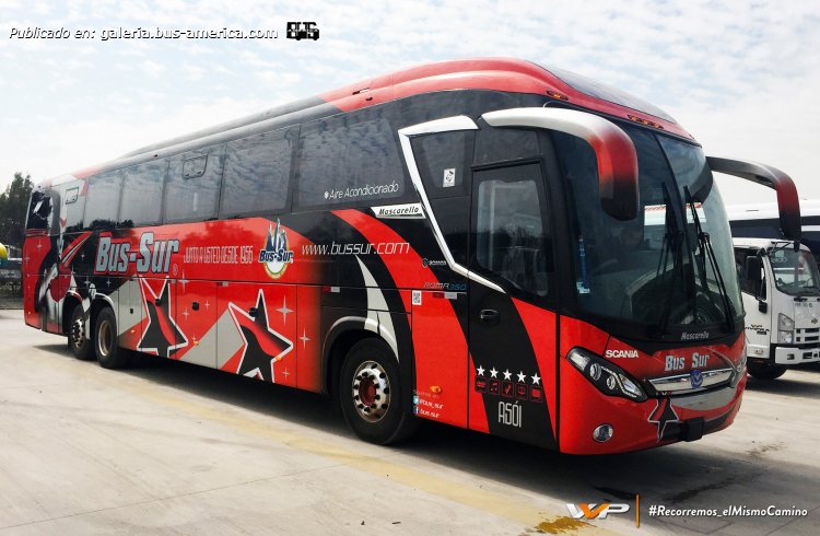 Scania K - Mascarello Roma 350 (en Chile) - Bus Sur
[url=https://bus-america.com/galeria/displayimage.php?pid=60523]https://bus-america.com/galeria/displayimage.php?pid=60523[/url]

Bus Sur, unidad Asói

Fotógrafo: desconocido
Fotografía de concesionaria: Vivipra, en facebook.com
