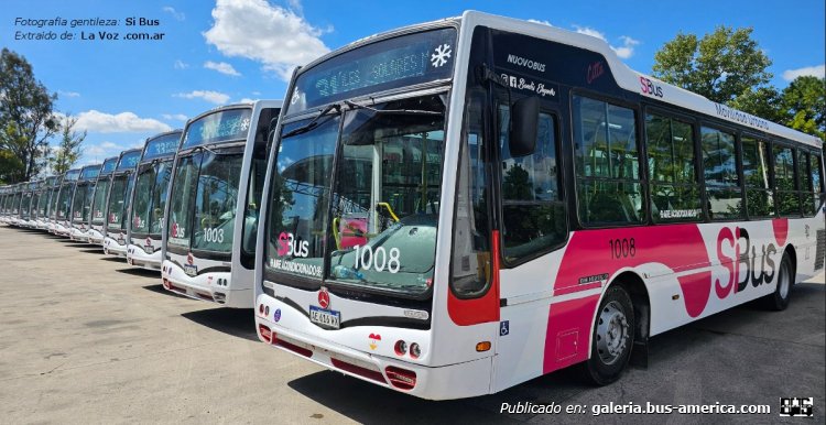 Mercedes-Benz OH 1621 L SB - Nuovobus Cittá PH 0068 - SiBus
AE 616 HX
[url=https://bus-america.com/galeria/displayimage.php?pid=68609]https://bus-america.com/galeria/displayimage.php?pid=68609[/url]
[url=https://bus-america.com/galeria/displayimage.php?pid=68610]https://bus-america.com/galeria/displayimage.php?pid=68610[/url]
[url=https://bus-america.com/galeria/displayimage.php?pid=68611]https://bus-america.com/galeria/displayimage.php?pid=68611[/url]

Línea 31 (Córdoba), interno 1008
Ex línea 630 (Buenos Aires)

Fotografía: SiBus
Extraído de: [url=https://www.lavoz.com.ar/ciudadanos/este-lunes-arranca-sibus-como-se-reconfigura-el-transporte-urbano-en-cordoba/]La Voz .com.ar[/url]
