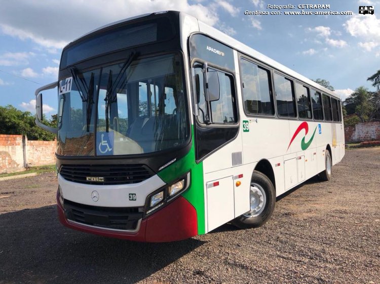 Mercedes-Benz OF 1721 - CAIO Apache Vip (en Paraguay) - Grupo Bene
Línea 11 (Asunción), interno 39

Fotografía y gentileza: CETRAPAN


Archivo originalmente posteado en junio/julio 2018 
